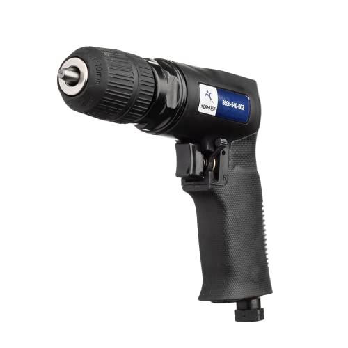 Normfest Druckluft Bohrmaschine | handliches Werkzeug für Karosseriearbeiten | Max.Drehzahl: 1.800 rpm