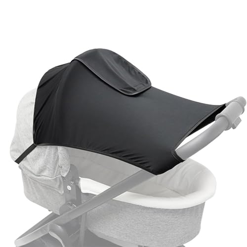 Generic Kinderwagen Sonnenschutz Schwarz 63x49cm