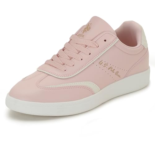 Image of U.S. Polo ASSN. Renata Off White Sneakers Shoes with Premium Upper