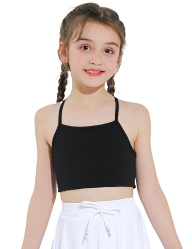 Girls Sports Bra Spaghetti Strap Y Back Training Bras for Teens Racerback Yoga Comfort Crop Top2