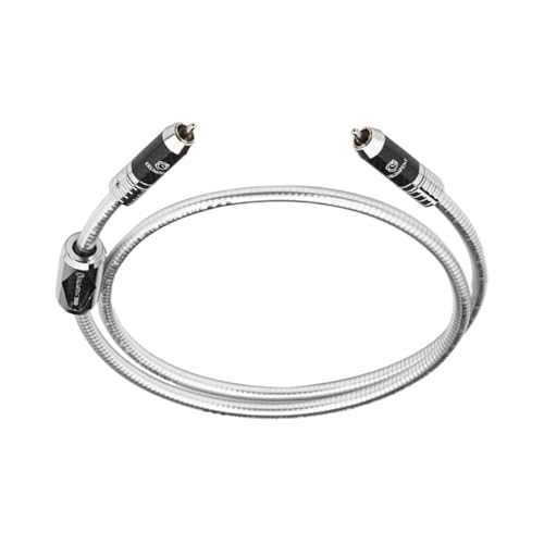 Câble coaxial numérique RCA autobloquant 75 Ohms en argent sterling 3.5 m