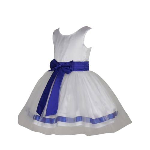 Image of SOFYANA Girl's Satin A-Line Knee-Length Dress