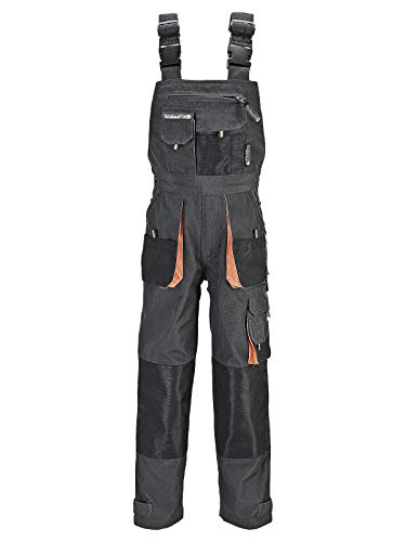 Terratrend Job Größe 104 Kinder Latzhose - dunkelgrau/schwarz - P, mehrfarbig, Size 128