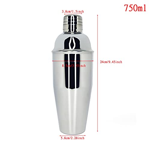 Set Coctelera Acero Inoxidable 750 ml Kit Bar miniatura 2