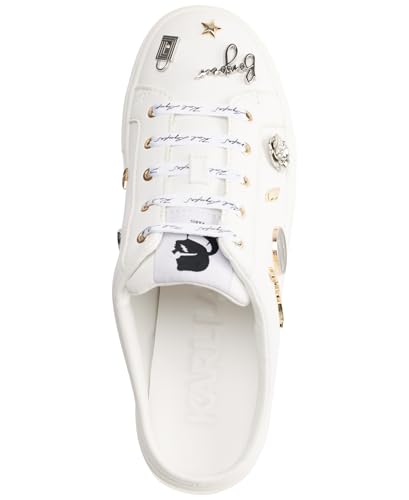 Karl Lagerfeld Womens Cordelia Slip on Sneaker Mule with Pins2