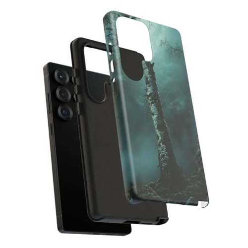 Coque Galaxy S25 Ultra Vert foret orageuse rigide mate - 4
