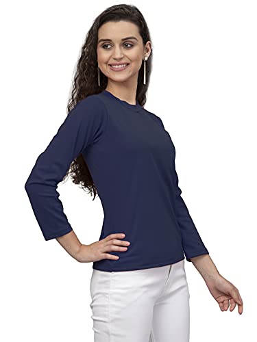 Image of Selvia Women's Knitted Lycra Party Top