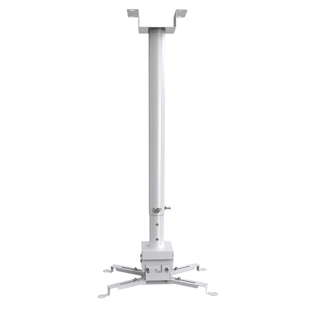 HPTHLY Tv Mount Stands Adjustable Ceiling Projector Bracket Ceiling Multifunctional Extended Adjustable Telescopic Fixed Hanging Hanger,Black-0.5 (White-0.5)