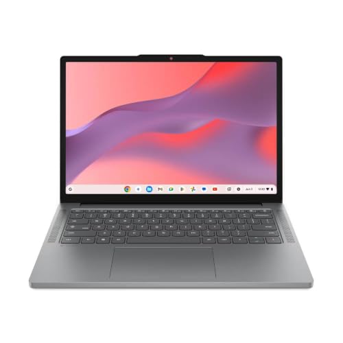 Image of Lenovo Chromebook 14M8911 83SY0003US 14 inch Chromebook - WUXGA - Octa-core (ARM Cortex A78 + Cortex A55) - 4 GB - 64 GB Flash Memory - English Keyboard - Luna Gray - MediaTek Kompanio 540 Chip - 1920 x 1