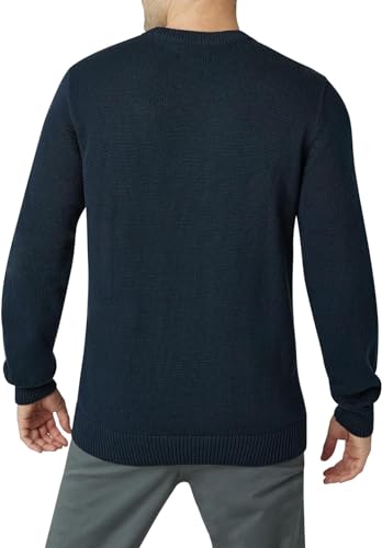 Chaps Men's Big and Tall Sweater - Heavyweight Classic Fit Knitted Cotton Crewneck Pullover Sweater for Men (Sizes: L-4X), Size XX-Large Tall, Newport Navy2