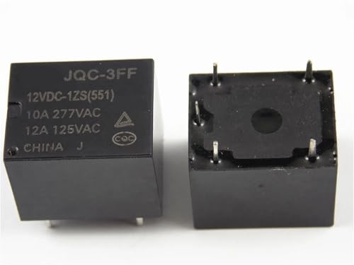 Relais JQC-3FF-12VDC-1ZS de haute précision pour automatisme stable