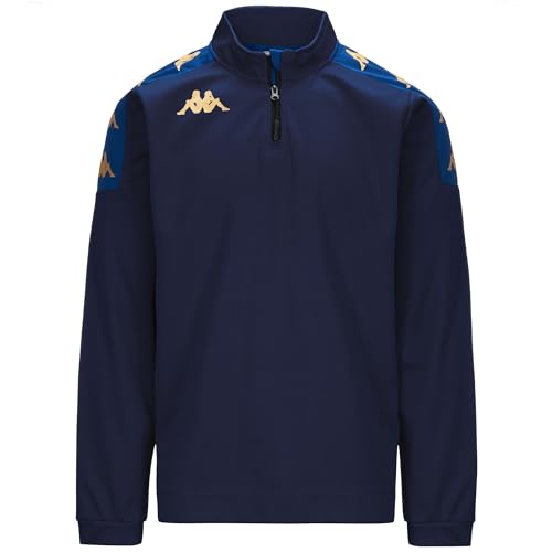 Medias Kappa4soccer Gassolo Blue Marine solucion para sujetar espinilleras sin rozaduras