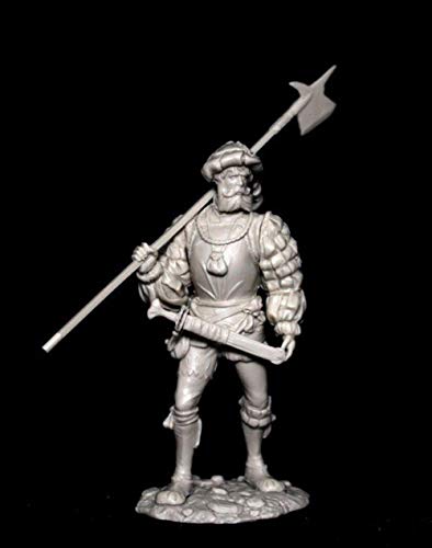 Figura de resina guerrero antiguo 1:24 sin pintar miniatura 1