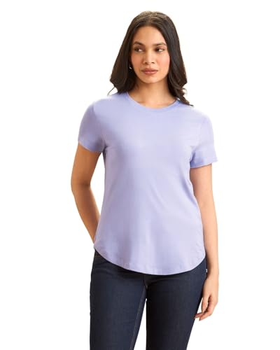 Image of Wellbi Bamboo Women's Tshirt - Ultra-Soft, Breathable & Sustainable | Premium Cotton Blend for Supreme Comfort | Stylish & Eco-Friendly T-Shirt for Women | Tshirt Women Cotton