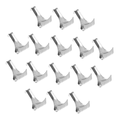 Image of ORFOFE 50pcs Heavy Duty Picture Rail Hooks Sturdy Picture Molding Hanging Hooks for Art Displays Easy Installation for Exhibitions and Home Decor