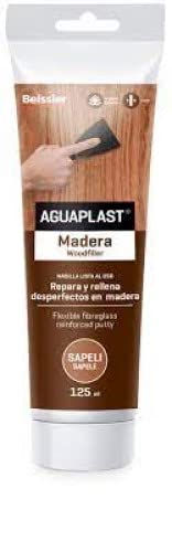 AGUAPLAST - Masilla Reparar Madera Sapeli Aguaplast 125Ml Cover