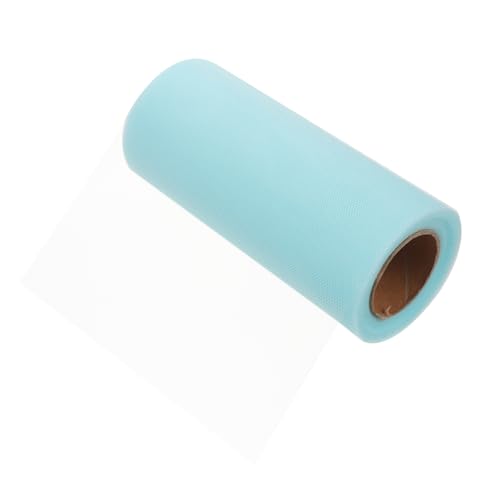 ULDIGI 1 Roll Mesh Roll Wedding Decorations for Ceremony Wedding Ribbon Decorative Wedding Tulle Arch for Wedding Decor for Table Rose Arch Floral Curtain Table Decor Polyester White