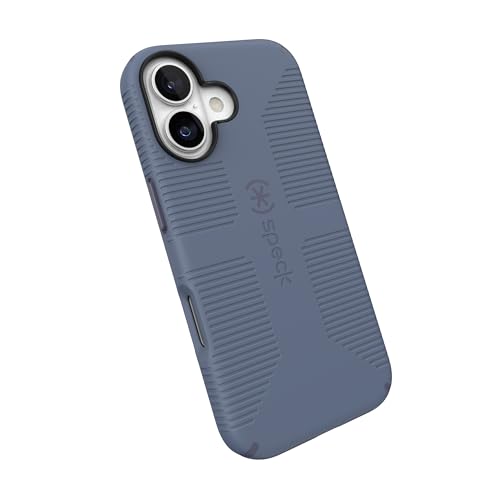 Image of Speck CANDYSHELL Grip +MS Case for iPhone 17 - Mystery Blue /Faded Denim | Slim Protective Grip | Drop Protection | MagSafe Compatible