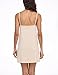 Anyeager Women Long Spaghetti Strap Full Cami Slip Camisole Under Dress Liner (Beige,X-Small)