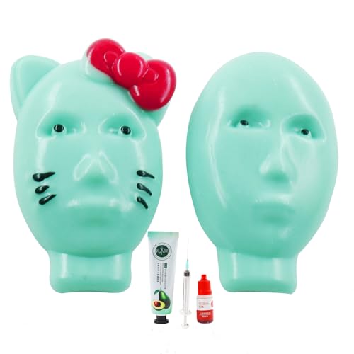 2 Stück Pickel Ausdrücken Spielzeug Alien Squeeze Toy mit Akne-Füllwerkzeug Anti Stress Spielzeug Lustig Squishy Pimple Popper Toy Druckentlastung