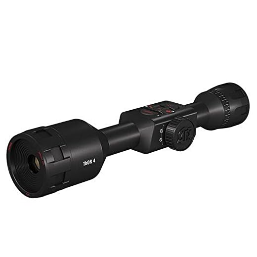 ATN Thor 4 1.25-5x, 384x288, Thermal Rifle Scope w/Ultra Sensitive Next Gen Sensor, WiFi, Image Stabilization, Range Finder, Ballistic Calculator and iOS and Android Apps