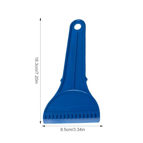 Generisch Car Ice Scraper, Multifunctional Frost Removal Tool, ABS Reusable Scraper for Windshield On Cars Trucks SUVs, Durable Ergonomic Handle with Easy Grip for Winter Snow Cleaning, 8.5x18.3cm – Bild 3