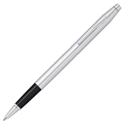 Stylo roller Cross Classic Century Lustrous Chrome Selectip pour écriture fluide au bureau