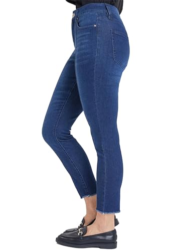 Royalty For Me Womens Women's High Rise Skinny Jean with Front Seam and Slit Detail Lifestyle Collection3