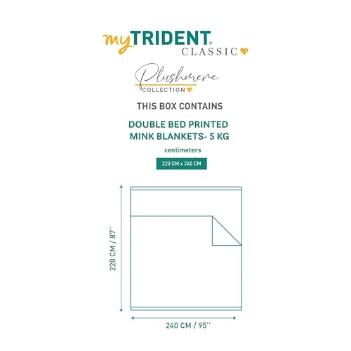 Image of MYTRIDENT Classic Plushmare Double Blanket, Davian