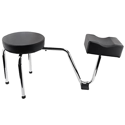 Pedicure Chair Stool,Tattoo Leg Arm Rest PU Foot Stool Chair Adjustable Foot Stool Salon Stool Chair Tattoo Massage Facial Spa Stool Chair for Nail Te