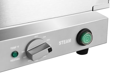 Image of KoolMore 23 in. Commercial Countertop Convection Oven for Half-Size Pans with 4 Racks 2800W of Power and Steam Injection, 240V in Stainless-Steel, ETL Listed for Safety and Sanitation (KM-CTCO-23STI)