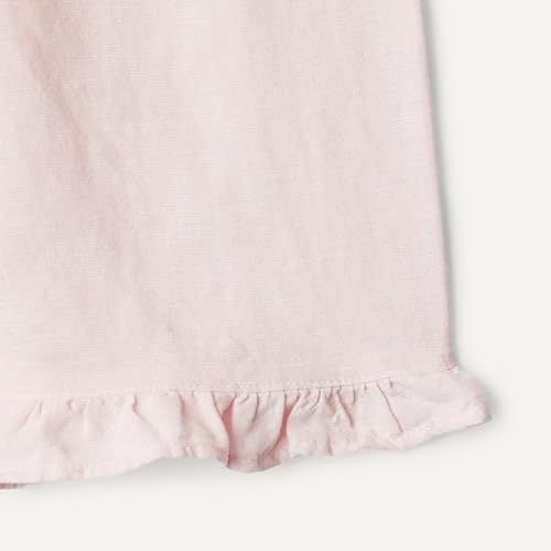 Image of Amazon Essentials x Sofia Grainge Toddlers and Baby Girls' Cotton Linen Wide Leg Pull-on Pant with Ruffles