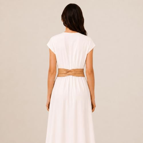 Image of FASHIONGEN - Woman Italian leather Obi belt, CASSIANE