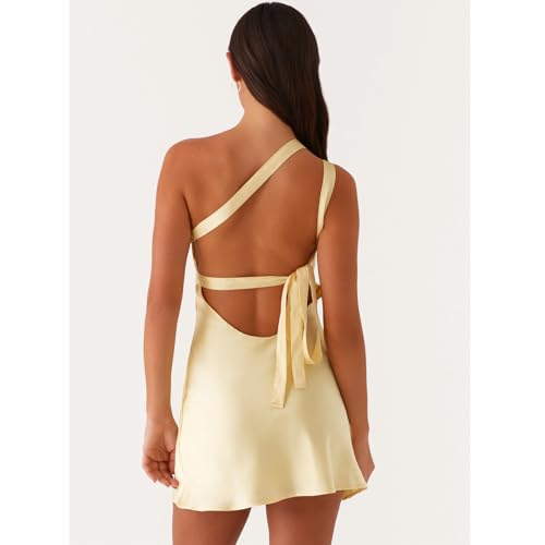 Women Y2k Halter Back Tie Up Bow Formal Mini Dress Cute Floral Backless Silk Satin Beach Vacation Short Dresses4