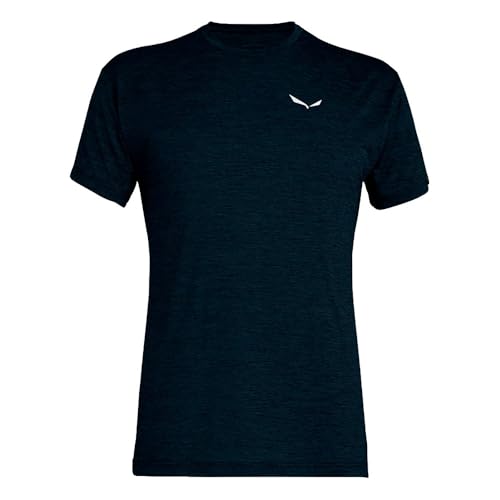 Salewa PUEZ Melange Dry M S/S Tee M Blueberry Melange