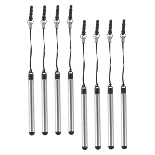 Lápices ópticos retráctiles con diseño ajustable SEWACC de metal para evitar huellas en tabletas