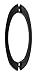 Alno G855-6-MB Back-To-Back C855 Series Modern Pull, Matte Black