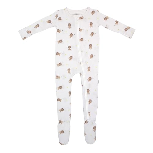 Image of Bamboo Little Soft Baby Footie Pajamas, Baby Clothes, Newborn Sleepers, 95% Viscose and 5% Spandex, 0-24 Months