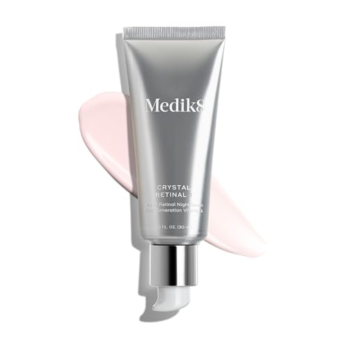 Image of Medik8 Crystal Retinal 1 - Firming, Advanced Skin Retinaldehyde Face Serum - Night Serum with Hyaluronic Acid and Vitamin E - Gluten Free - 1 oz