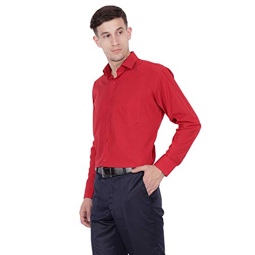 Image of Appel Touch Men's Cotton Blend Formal Shirt Full Sleeves