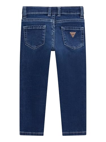 GUESS Girls' Stretch Denim Skinny Pants with Sequins2