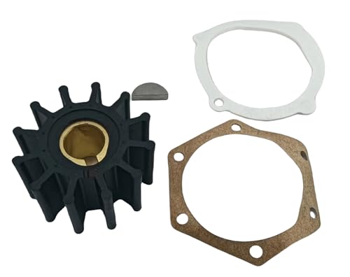 Image of Raw Water Pump Impeller Repair kit Replaces 21951350 & Johnson 09-801B-1 Yanmar 145410-46090 124310-46090