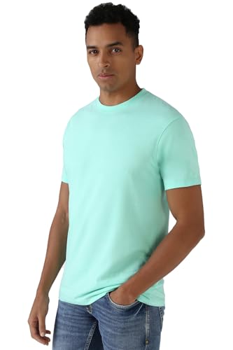 Image of Peter England Men's Cotton Regular Fit Crew Round Neck Tshirt