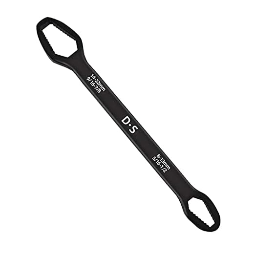 Universal Double Ended Wrench, Self-Tightening 8-22mm Screw Nuts Repair Wrenches, Double-Headed Ratchet Spanner, Plumbing Tools, Tap Spanner
