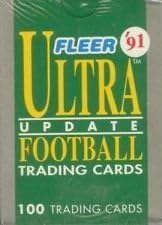 1991 Fleer Ultra Football Complete Master Set Includes 300 Card Base Set (Favre Rookie Card), 10 Card All Star Insert Set and 100 Card Factory Sealed Update Set (Favre Rookie)
