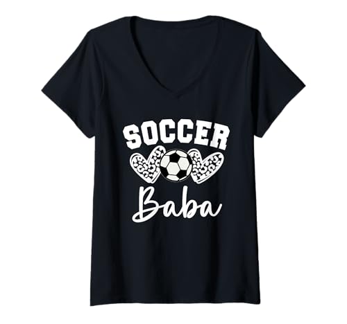 Mujer Fútbol Baba Matching Family Soccer Camiseta Cuello V