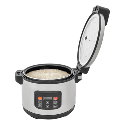 Commercial Rice Cooker, 13L Large Multifunctional Rice Cooker, Large Capacity Rice Cooker, for Restaurant Company Canteen Use, LED Display