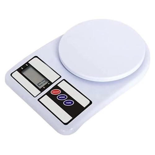 Balança de Cozinha Digital para Alimentos Com Base Antiderrapante e Visor de Alta Resistente a Água Definição Pessagem até 10kg Fit Premium