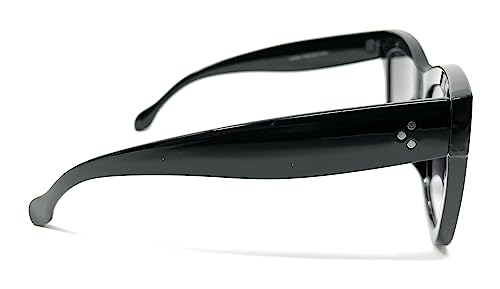 My Shades - Thick Frame Oversize Sunglasses Vintage Square Rivet Style4