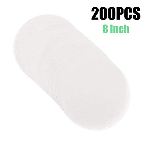 Parchment Paper Rounds, 200 Pre-cut Non-Stick Round Parchment Paper, Baking Paper Liners Round
